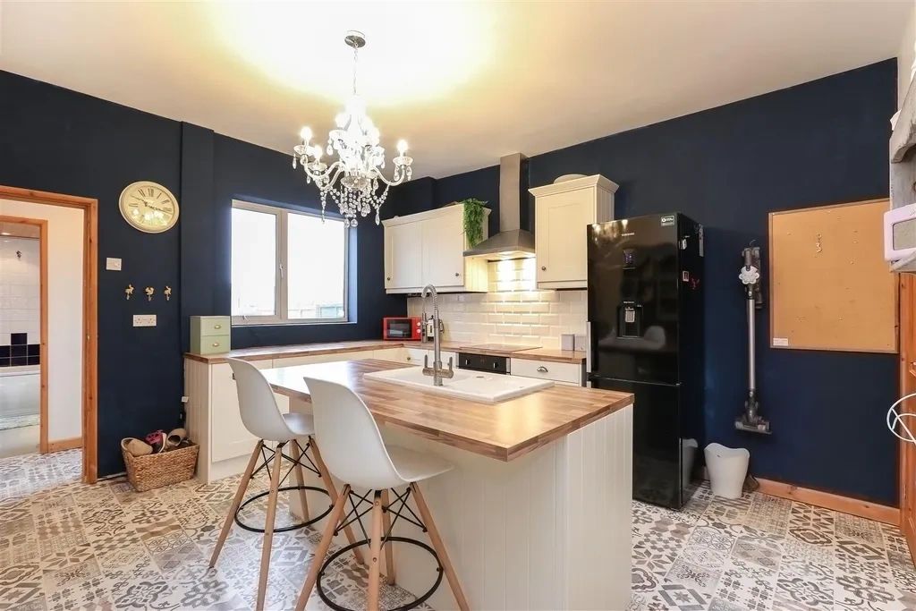 Cosy holiday cottage interior with fireplace